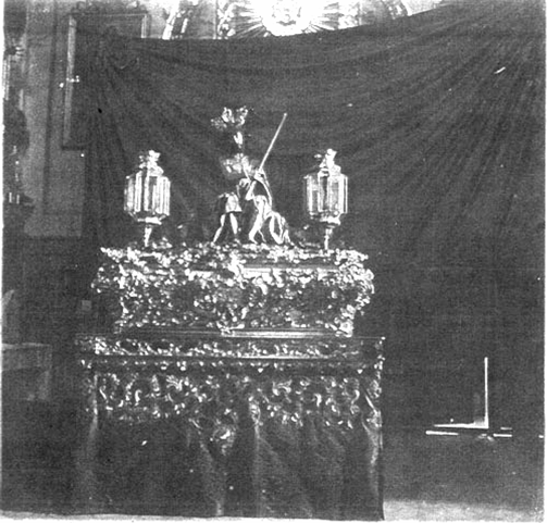 Cristo de la Coronación en 1918 (Hdad. del Valle)